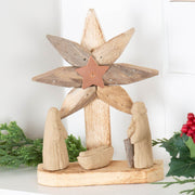Handmade Recycled Driftwood Christmas Ornament | Fair Trade