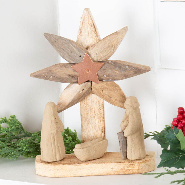Handmade Recycled Driftwood Christmas Ornament | Fair Trade