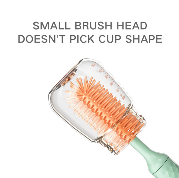⚡ Say Goodbye to Hand Fatigue! Effortless Bottle Cleaning 💦 | Electric Baby Bottle Brush🍼