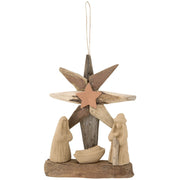 Handmade Recycled Driftwood Christmas Ornament | Fair Trade