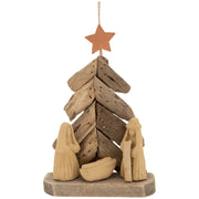 Handmade Recycled Driftwood Christmas Ornament | Fair Trade