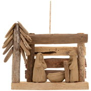 Handmade Recycled Driftwood Christmas Ornament | Fair Trade