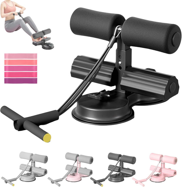 Ultimate Core Trainer: Portable Sit-Up & Ab Exercise Machine with Dual Suction Cups – Full Body Workout for Abs, Glutes & More!