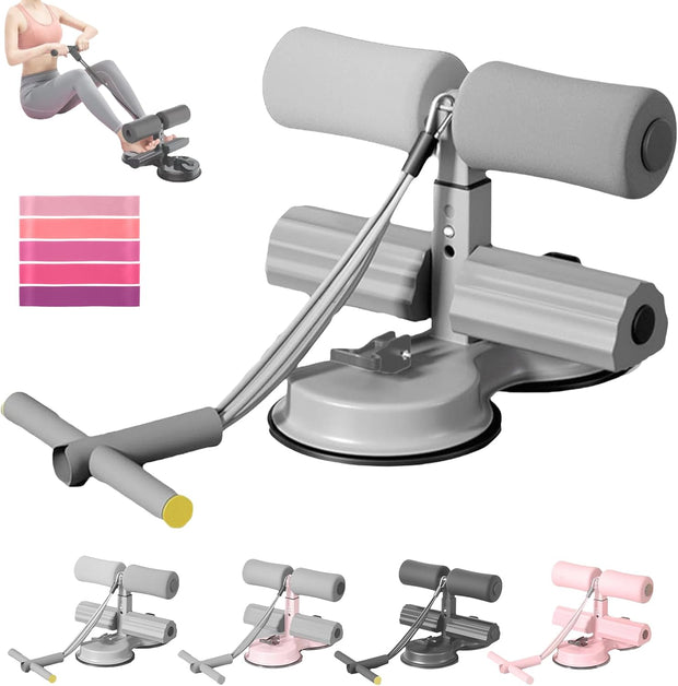 Ultimate Core Trainer: Portable Sit-Up & Ab Exercise Machine with Dual Suction Cups – Full Body Workout for Abs, Glutes & More!