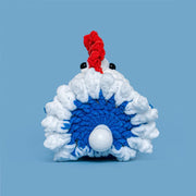 Egg-Laying Hen Crochet Kit – Fun, Interactive DIY with Keychain
