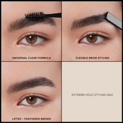Eyebrow Styling Wax – Long-Lasting Transparent Brow Setter for All Skin Tones