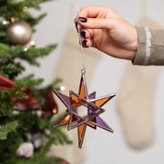 Glass Moravian Star Ornament | Fair Trade