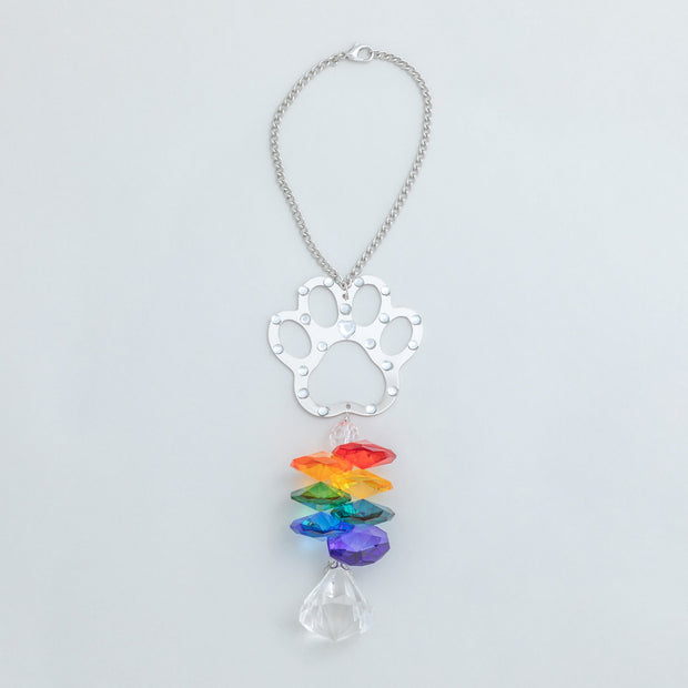 Rainbows & Paws Ornament